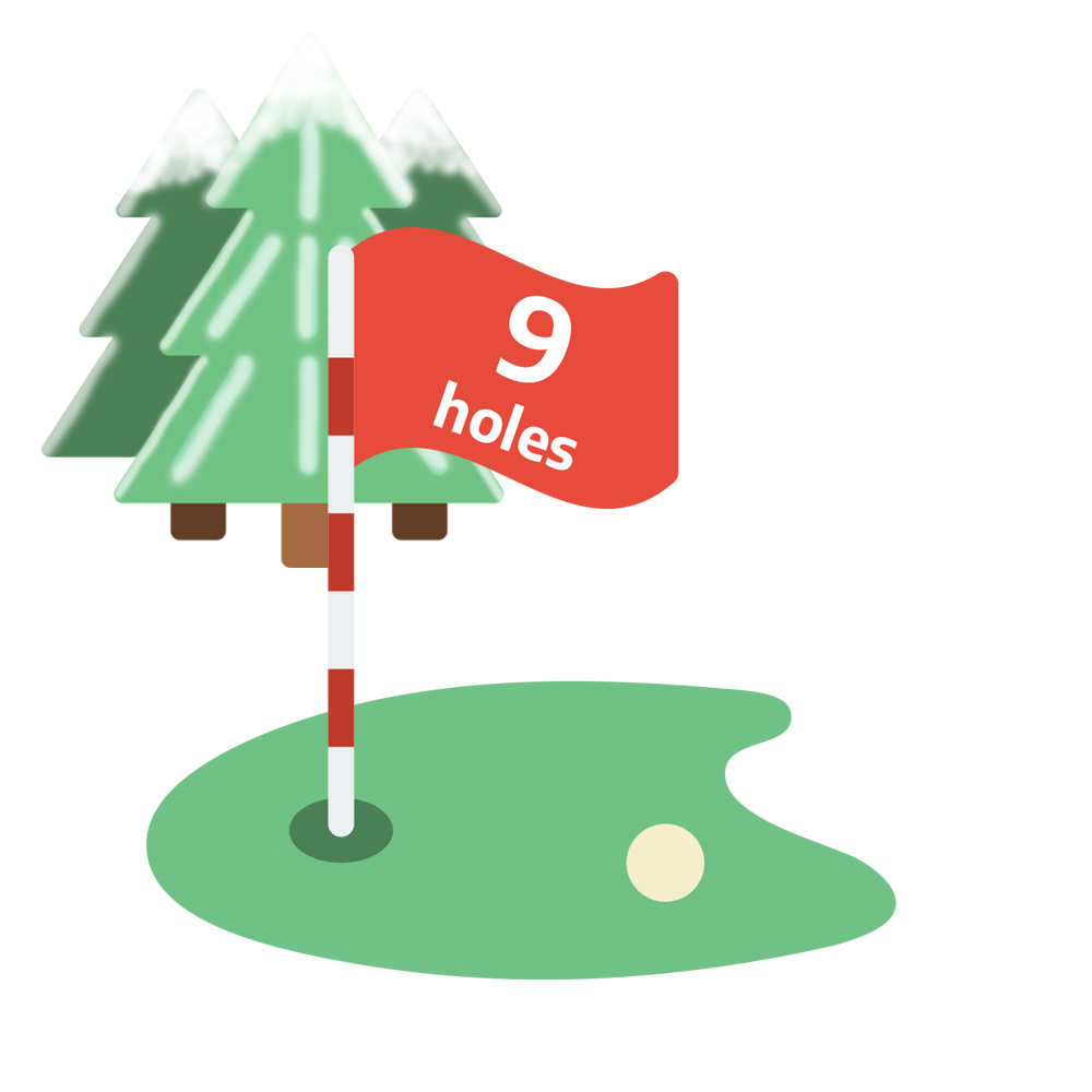 Golf Weesp - Greenfee Wintergreens 9 holes