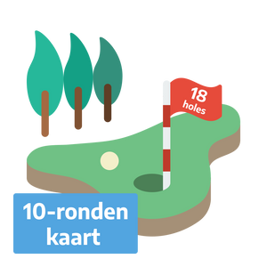 Golf Weesp - Greenfee 18 holes 10-ronden kaart