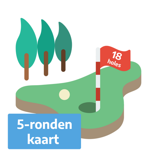 Golf Weesp - Greenfee 18 holes 5-ronden kaart